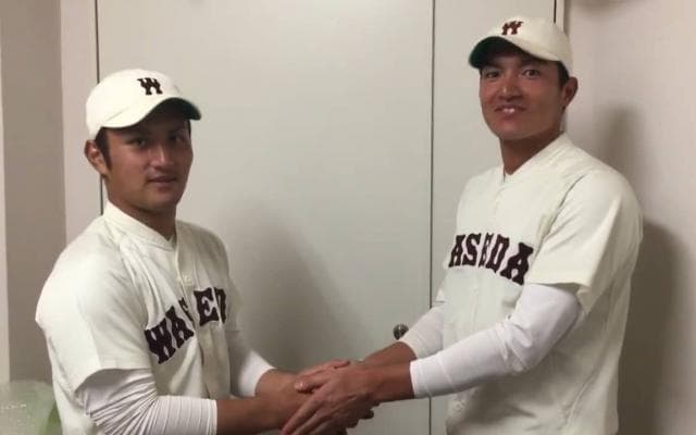 【ヒーローインタビュー】早稲田大学　岸本朋也（④関大北陽）・加藤雅樹（③早稲田実業）