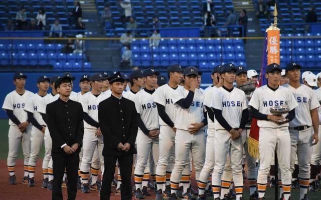 12季ぶりの優勝＆向山、中山、小林、相馬の4選手がベストナインを獲得！！/東京六大学野球秋季リーグ戦 閉会式