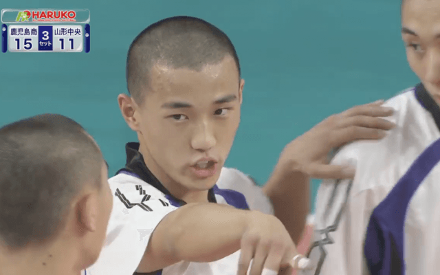 第1日男子1回戦　山形中央（山形）× 鹿児島商（鹿児島）