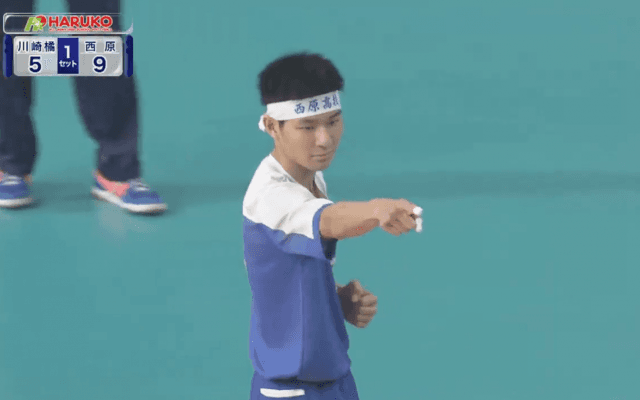 第1日男子1回戦　川崎橘（神奈川）× 西原（沖縄）