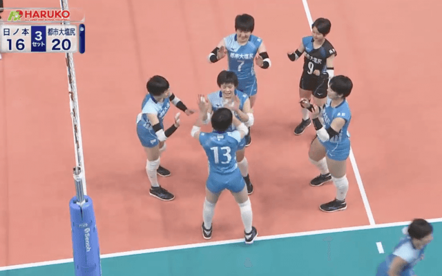 第1日女子1回戦　都市大塩尻（長野）× 日ノ本（兵庫）