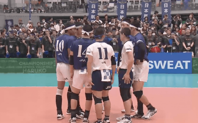 第1日男子1回戦　安来（島根）× 日本航空（山梨）