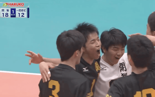 第1日男子1回戦　一関修紅（岩手）× 開智（和歌山）