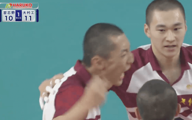 第1日男子1回戦　大村工（長崎）× 習志野（千葉）