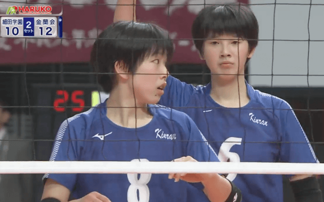 第2日女子2回戦　金蘭会（大阪）× 細田学園（埼玉）