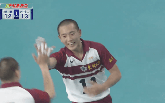 第2日男子2回戦　大村工（長崎）× 静清（静岡）