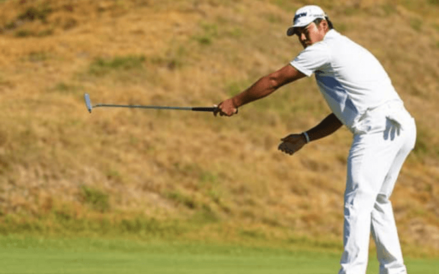 松山英樹が望まずも変幻自在ショット。５種類ほど打ち方を変えて９位