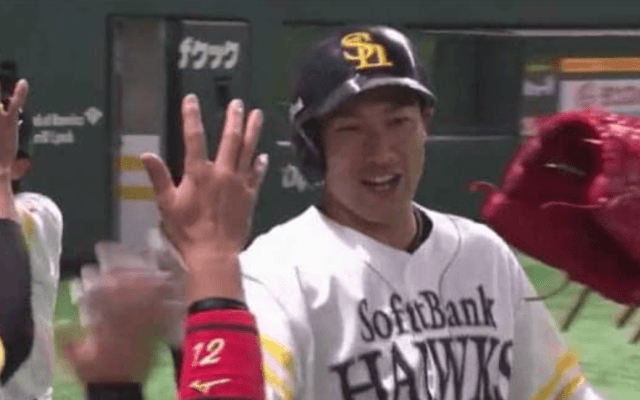 鷹柳田、逆転満弾で開幕2連勝　お立ち台“珍回答”「果てしなく」にファン爆笑