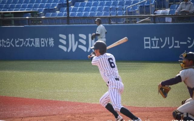 【野球部】追い上げ見せるもあと一本に泣いた ♦2019春季フレッシュリーグ♦ 4月21日　対明大　明治神宮球場