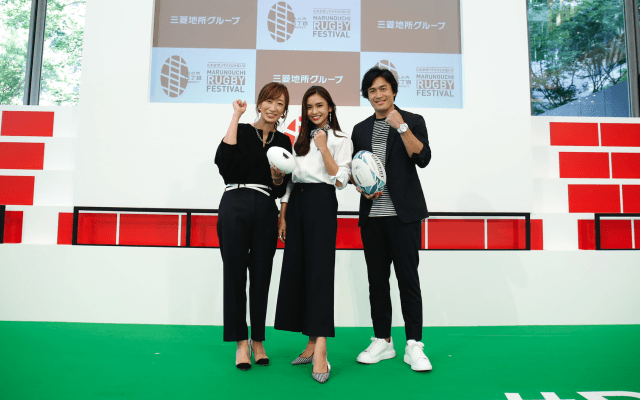 「にわかだってイイじゃない！MARUNOUCHI RUGBY FESTIVAL」開催中