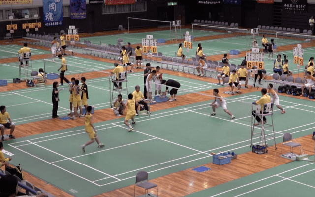 バドミントン 男子学校対抗 決勝 埼玉栄 対 八千東 | インハイ2018 ハイライト動画