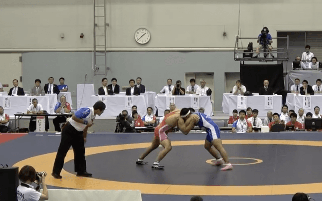 レスリング 男子92kg級 決勝 山﨑祥平(土浦日大) 対 白井達也(日体大柏) | インハイ2018 ハイライト動画