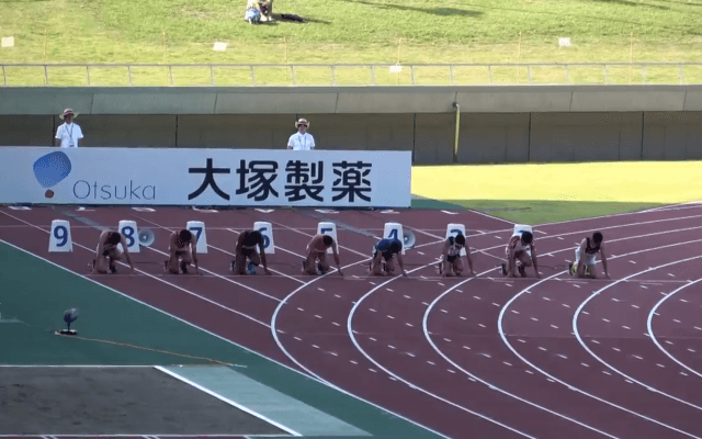 陸上競技 男子100ｍ 決勝 | インハイ2018 ハイライト動画
