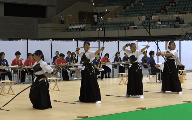 弓道 女子団体 決勝 鹿児南(鹿児島県) 対 厚木(神奈川) | インハイ2018 ハイライト動画