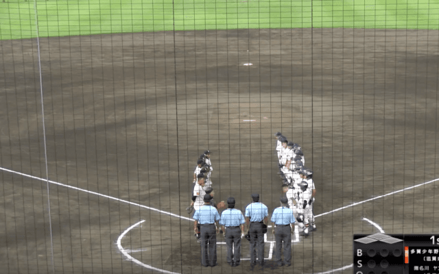 マクドナルド・トーナメント 準々決勝 小野路球場 多賀少年野球クラブ vs. 猪名川ヤンキース