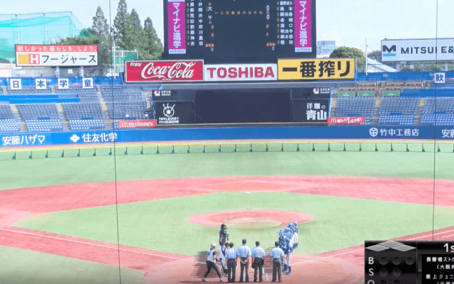 マクドナルド・トーナメント3回戦 明治神宮野球場 1試合目 長曽根ストロングス vs. 豊上ジュニアーズ