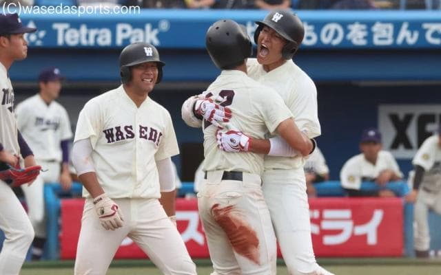 加藤主将が殊勲打！　リーグ戦４２イニングぶり得点で待望の今季初白星／明大２回戦