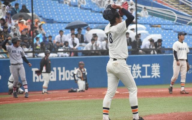 慶大1回戦 好機作るも快音響かず、終盤に痛恨2失点 雨中の激闘を落とし今季初黒星を喫する