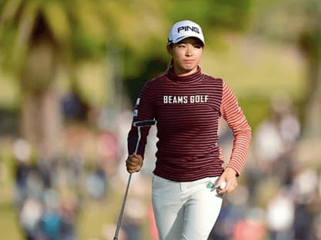 渋野日向子「絶対太って帰る」。２日続きのハプニングにも切り換えOK