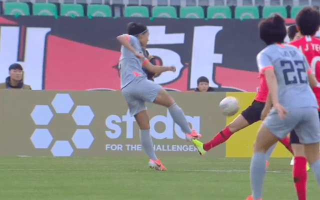 韓国 vs. 中国 / 東アジアE-1サッカー選手権（女子）