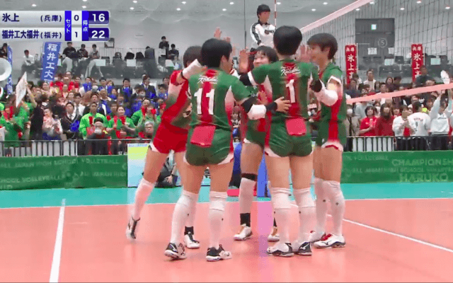 第1日女子1回戦　氷上（兵庫）× 福井工大福井（福井）