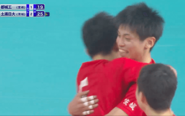 第1日男子1回戦　都城工（宮崎）× 土浦日大（茨城）