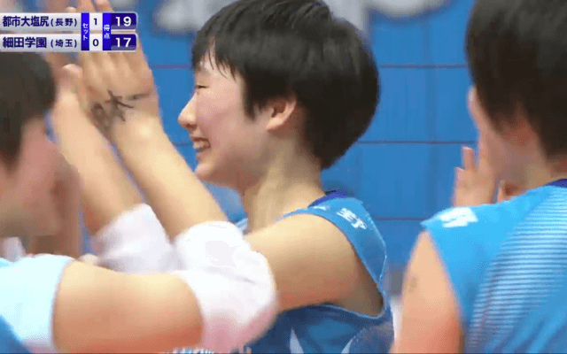 第1日女子1回戦　都市大塩尻（長野）× 細田学園（埼玉）