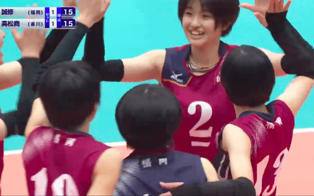 第1日女子1回戦　誠修（福岡）× 高松商（香川）