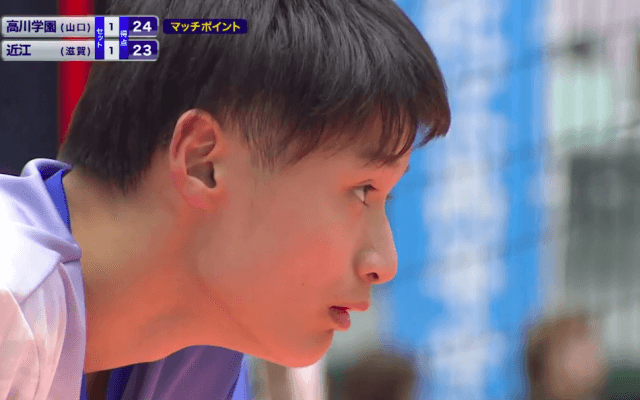 第1日男子1回戦　高川学園（山口）× 近江（滋賀）