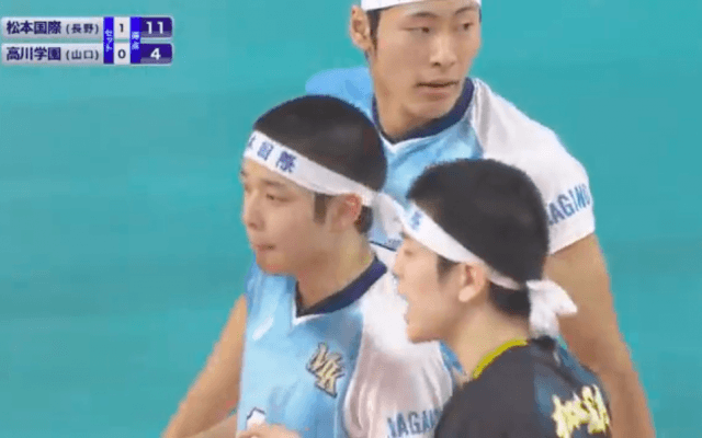 第3日男子3回戦　松本国際（長野）× 高川学園（山口）