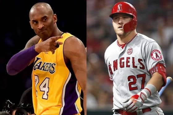 【MLB】「伝説、そして友よ…」　コービー氏の衝撃事故死にトラウトが哀悼の2S公開