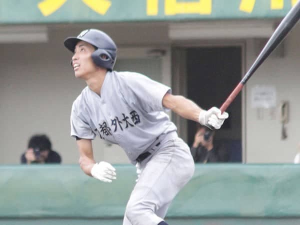 奥川恭伸から豪快アーチ。京都No.1スラッガーは「飛ばす力が増した」