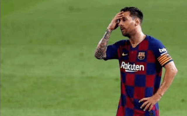 嘆くメッシ「このままではCLで勝てない」。バルサの終わりの始まりか