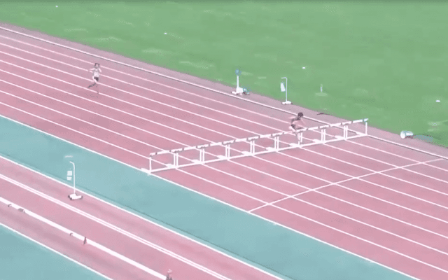 陸上競技（群馬）女子400mハードル決勝
