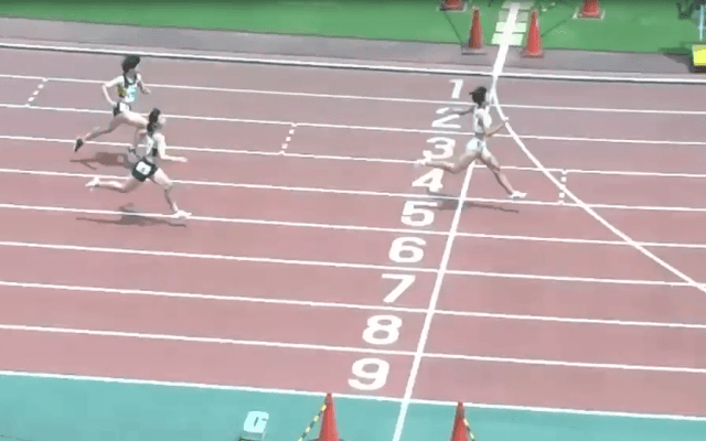 陸上競技（群馬）女子200m決勝