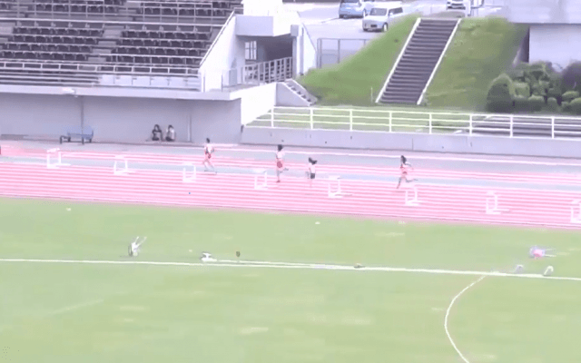 陸上競技（群馬）女子400mハードル予選