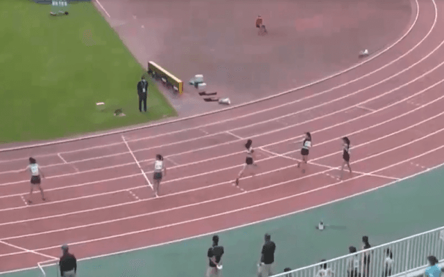 陸上競技（群馬）女子4×400mリレー予選