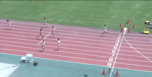 陸上競技（群馬）女子100m予選