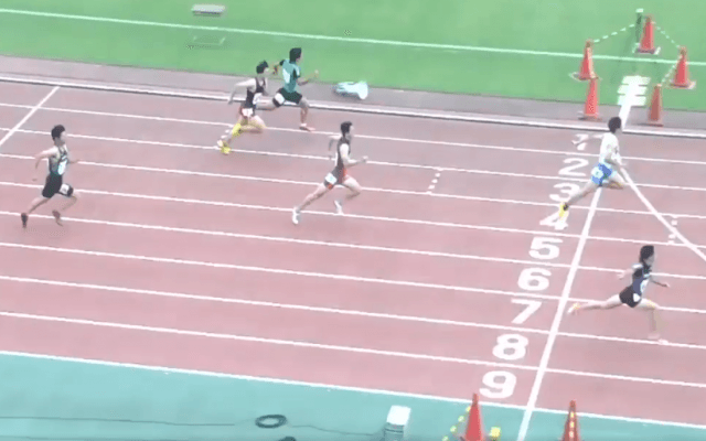 陸上競技（群馬）男子100m予選