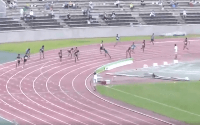 陸上競技（群馬）男子4×100ｍリレー予選