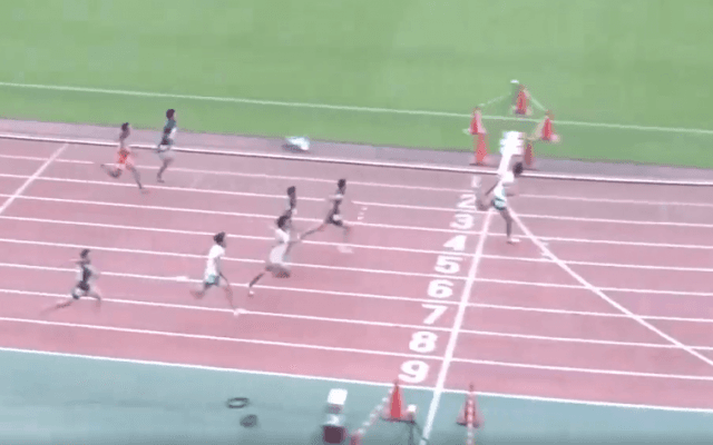陸上競技（群馬）男子100m決勝