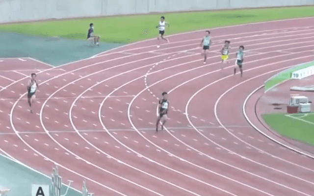陸上競技（群馬）男子400m予選