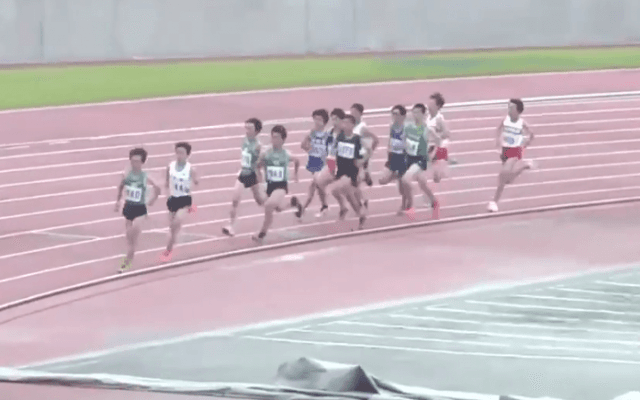 陸上競技（群馬）男子1500m決勝