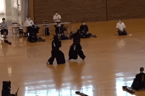 剣道（岡山）男子団体 準決勝 第4会場
