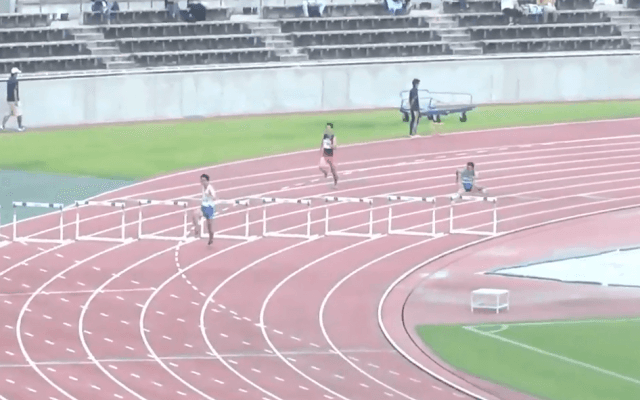 陸上競技（群馬）男子400Ｍハードル予選