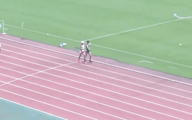 陸上競技（群馬）男子3000M競歩決勝