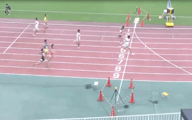 陸上競技（群馬）男子200M決勝