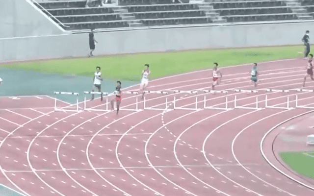 陸上競技（群馬）男子400Mハードル決勝