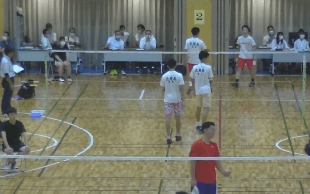バドミントン(新潟)男子ダブルス決勝