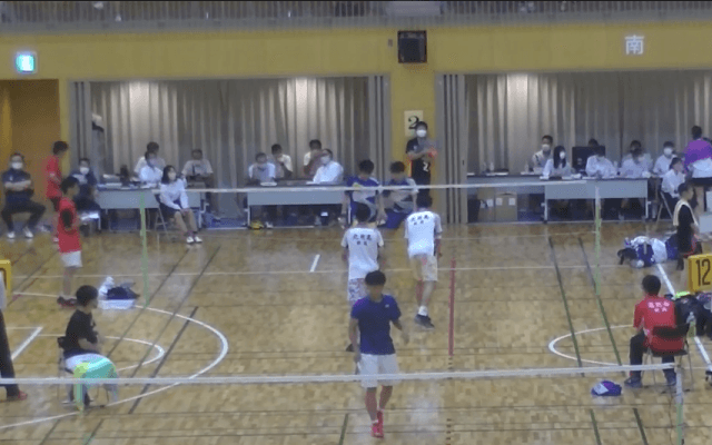 バドミントン(新潟)男子ダブルス準決勝①